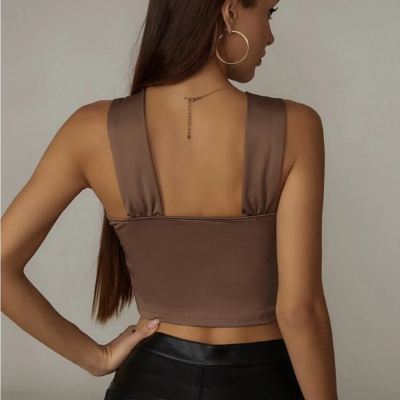 Halterneck Ruched Top - Picture 2 of 5